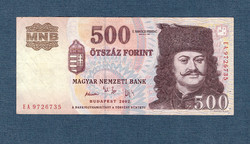 500 Forint 2002 EA RITKA