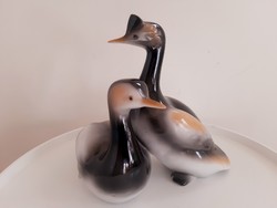 Ritka Nagyméretű Hollóházi Madár Porcelánfigura