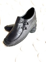 Rieker 36 black women's leather shoes new