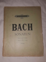 Bach / sonatas / edition Peters no 237