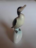 Régi hollóházi madár porcelán figura