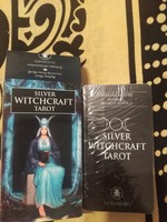 Silver witchcraft tarot card