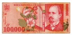 100.000    Lei    1998    Románia