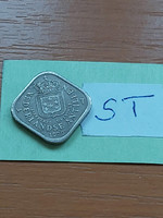 Netherlands Antilles 5 cents 1979 copper-nickel, square, st