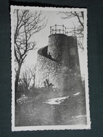 Postcard, photo, Pécs, tubes observation deck, 1930-40