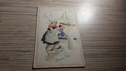 Antique greeting postcard.