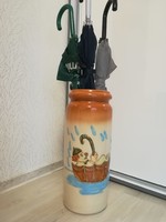Ceramic umbrella stand, 47 cm high