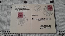Nagybánya returned memorial card