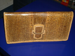 Snakeskin purse