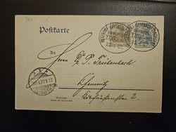 1903-As 2+3 pfennig postcard German Empire