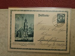 1933-As 6 pfennig postcard German Empire