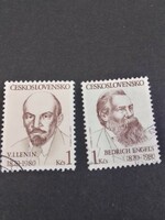 Czechoslovakia 1980, Lenin and Engels row