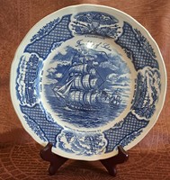 Nautical porcelain decorative plate (l4550)