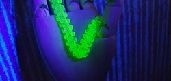 Genuine Czech Uranium Glass Bracelet #24004