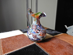 Old Italian fratelli toso millefiori small glass vase