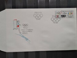 Czechoslovakia 1984, fdc, International Olympic Committee