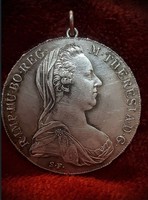 Maria Theresia Silver Thaler 1780 Günzburg, Austria,