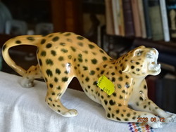 Volkstedt porcelain leopard panther 21 cm flawless !!!
