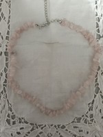 New handmade beautiful rose quartz necklace for sale!