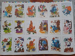 Pom pom tales unwritten 18 postcards in one sheet................. ......................... ......