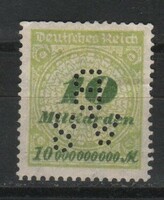 Company punched 0679 deutsches reich mi. 328 A p €2.00