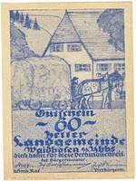 Austrian emergency money 60 heller 1920