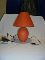 Vintage massive orange table lamp, bedside lamp - like new