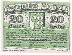 Austrian emergency money 20 heller 1920