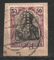 Company punched 0648 deutsches reich mi. 91 X €2.00