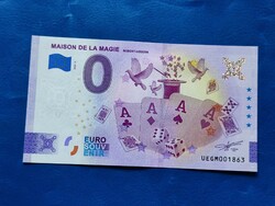 France 0 euro 2023 magician! Poker four aces! Dove! Rare commemorative paper money! Ouch!