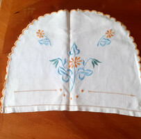 Food blanket, dish warmer, embroidered textile.