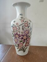 Zsolnay virágmintás váza (871/0011)