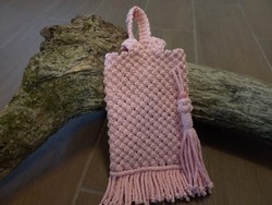 Pink wrist bag