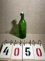 Régi zöld csattosüveg, 1,5 literes, 34 cm-es nagyságú. 4050