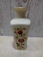 Zsolnay porcelain square vase