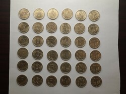 Magyarország 5 Forint F O R I N T (6db) 