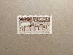 Fauna of Sweden, horses 1977