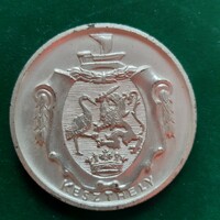 Mée, Keszthely has been a city for 20 years, silver-plated medal (1974)