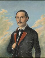 Marked Frank: portrait of a man with a mustache