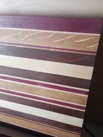 Exotic purple 4kg thick wooden craft cutting board large size