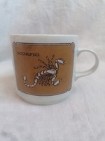 Alföldi horoszkópos (skorpió) porcelán bögre