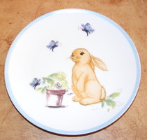 Bunny porcelain plate