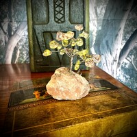 Mini Bonsai Drágakő Ékszerfa szerencsefa, életfa, pénzfa, kristályfa sokféle kvarc kőből drágakő fa