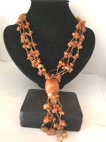 Carnelian Handcrafted Knotted Necklace