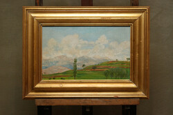Landscape, oil painting