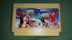 Retro yellow cassette nintendo video game - chip & dale chip team in good condition according to the pictures 4