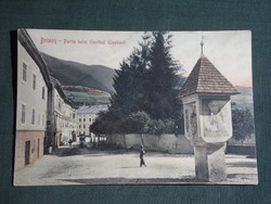 Képeslap,Postcard, Italy,Brixen Partie beim Gasthof Elephant 1907