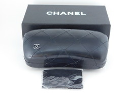 Chanel napszemüveg/szemüveg kemény tok - törlőkendő, tok, kártya