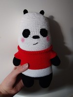 Crocheted bear cubs-panda