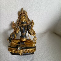 Consecrated bronze Nepali Tara statue